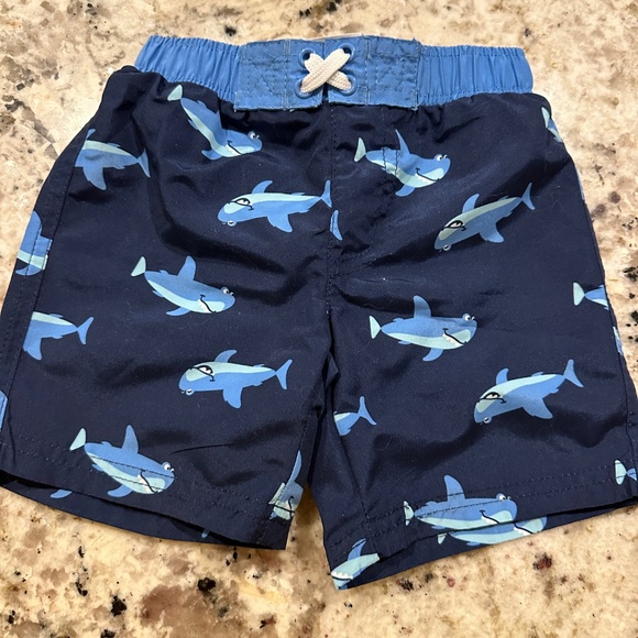 *GENTLY WORN* Freestyle Revolution Swimwear 12-Mo Boys 2-Piece Swim Set - Picture 6 of 9